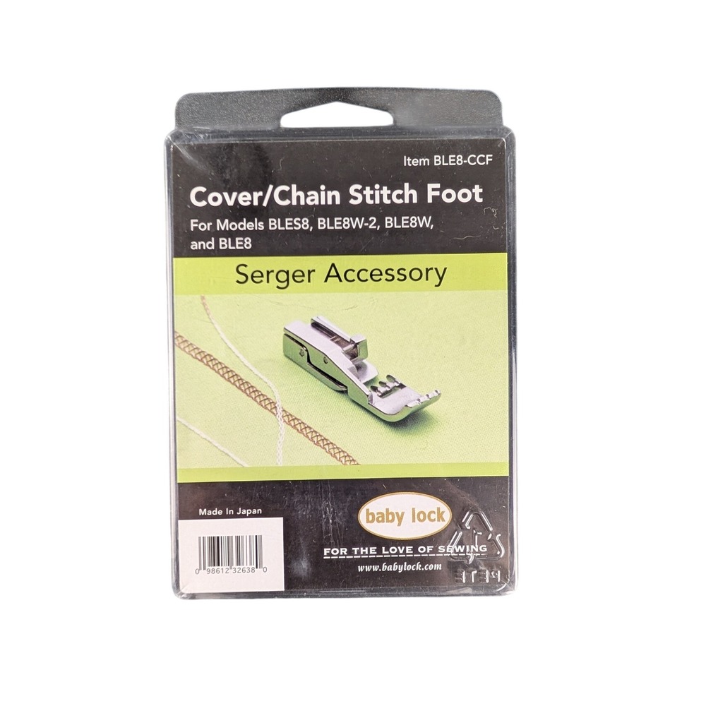 Baby Lock Cover Chain Stitch Foot BLE8-CCF for Serger BLE8 BLE8W BLE8W-2 NEW